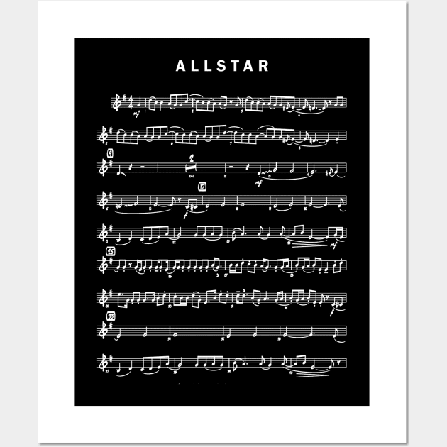 all star score Wall Art by remerasnerds